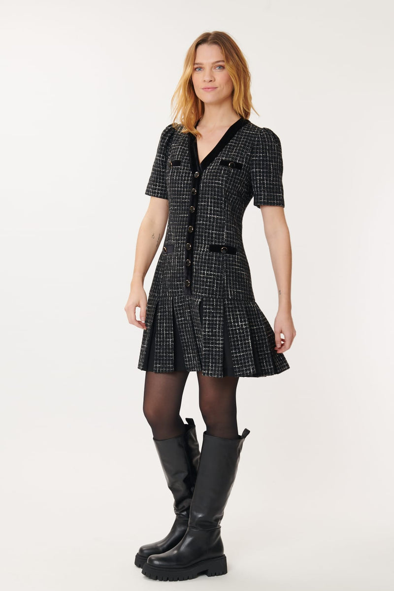 Robe Courte en Tweed ABBY