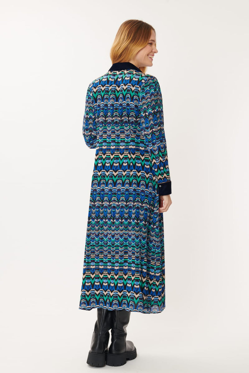 Robe Longue Imprimée Multicolore ADOLIE