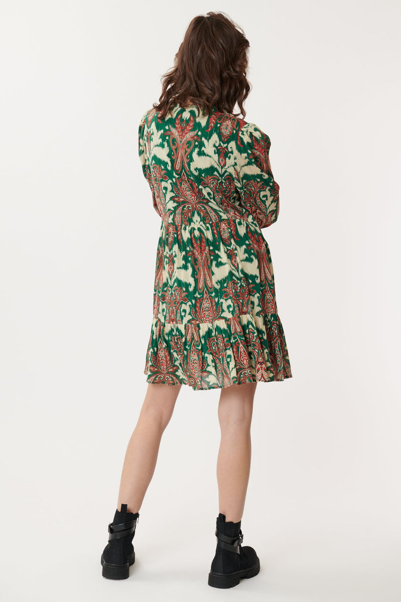 Robe Paisley Brodée AGRIPPINE