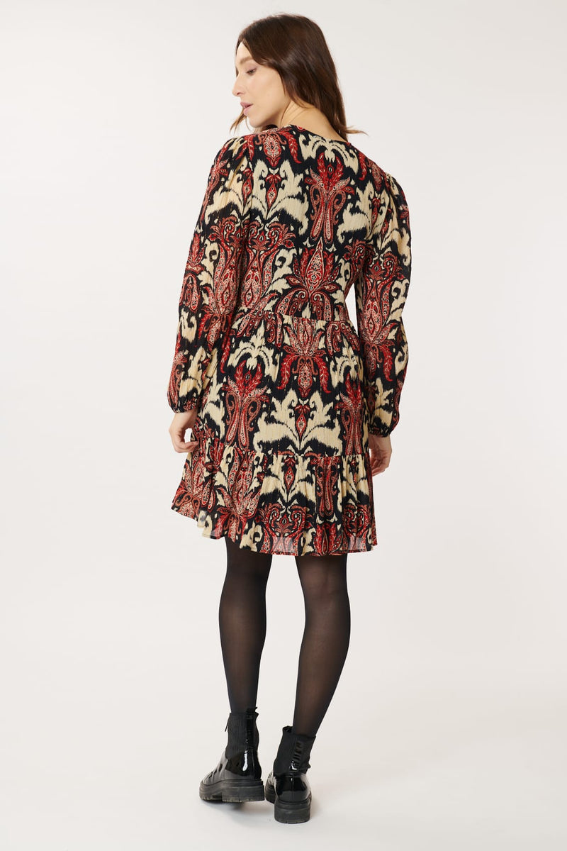 Robe Paisley Brodée AGRIPPINE