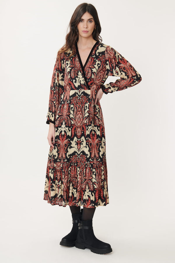 Robe imprimée Paisley AIDA