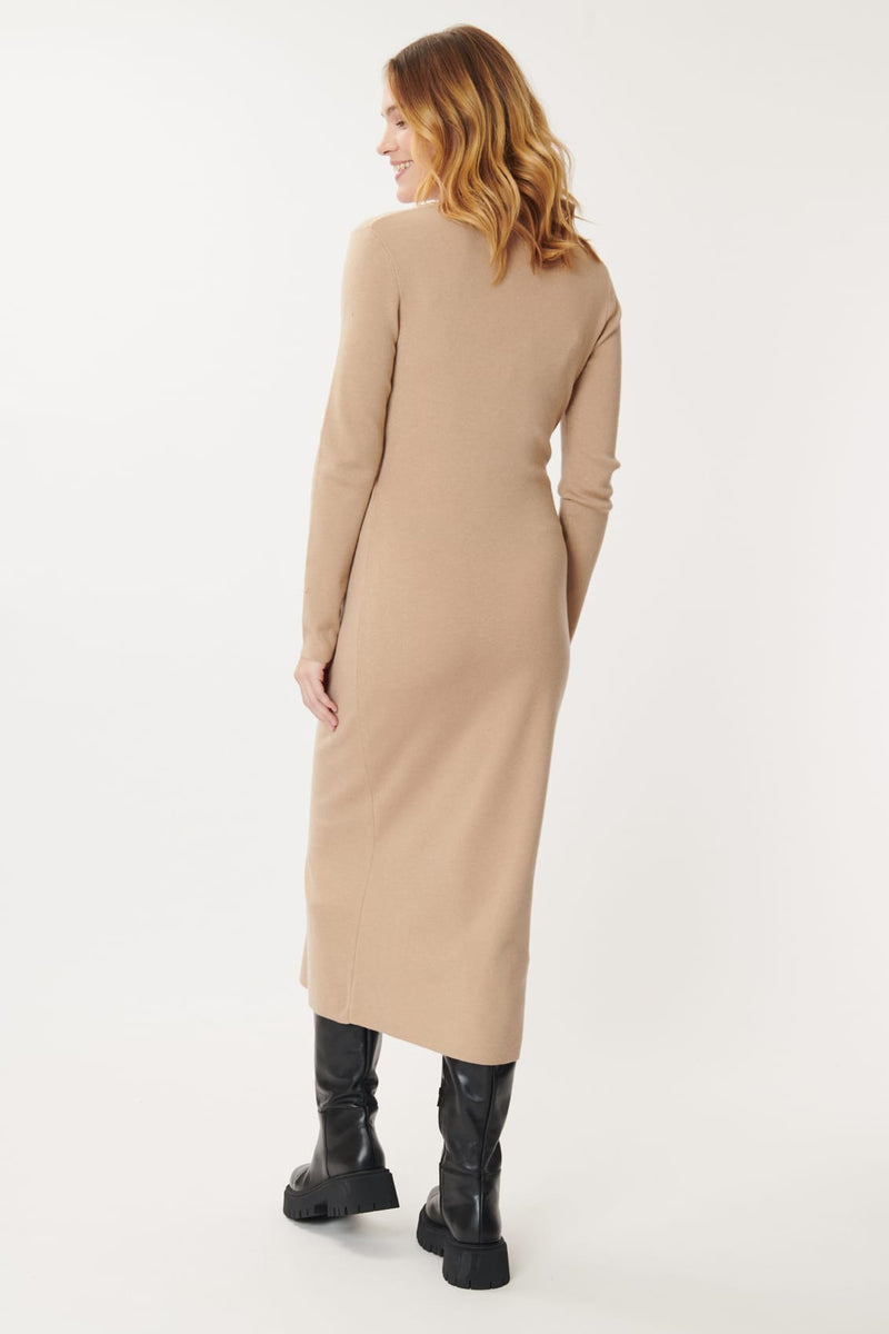 Robe mi-longue en maille unie GAVINA