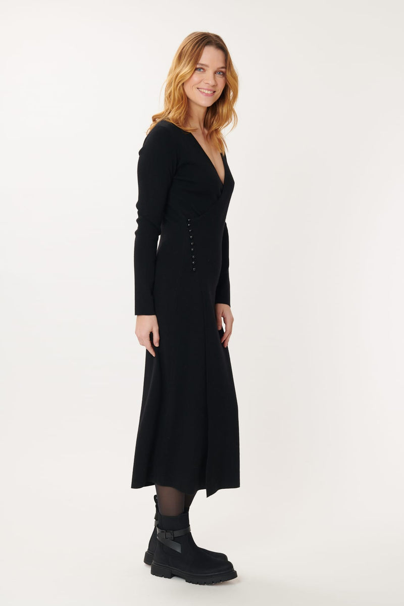 Robe mi-longue en maille unie GAVINA