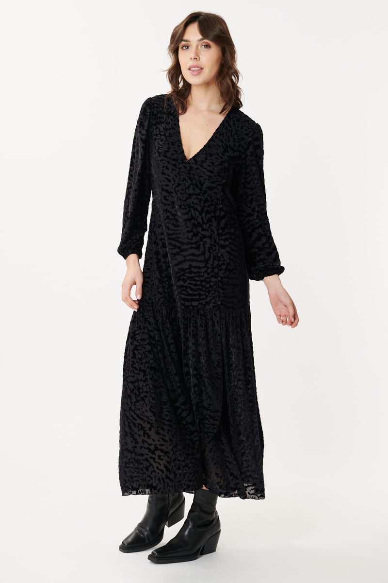 Robe Ample à Manches 3/4 en jersey stretch DELIA