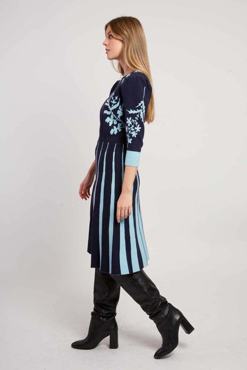 Robe mi-longue en maille JEANNICK