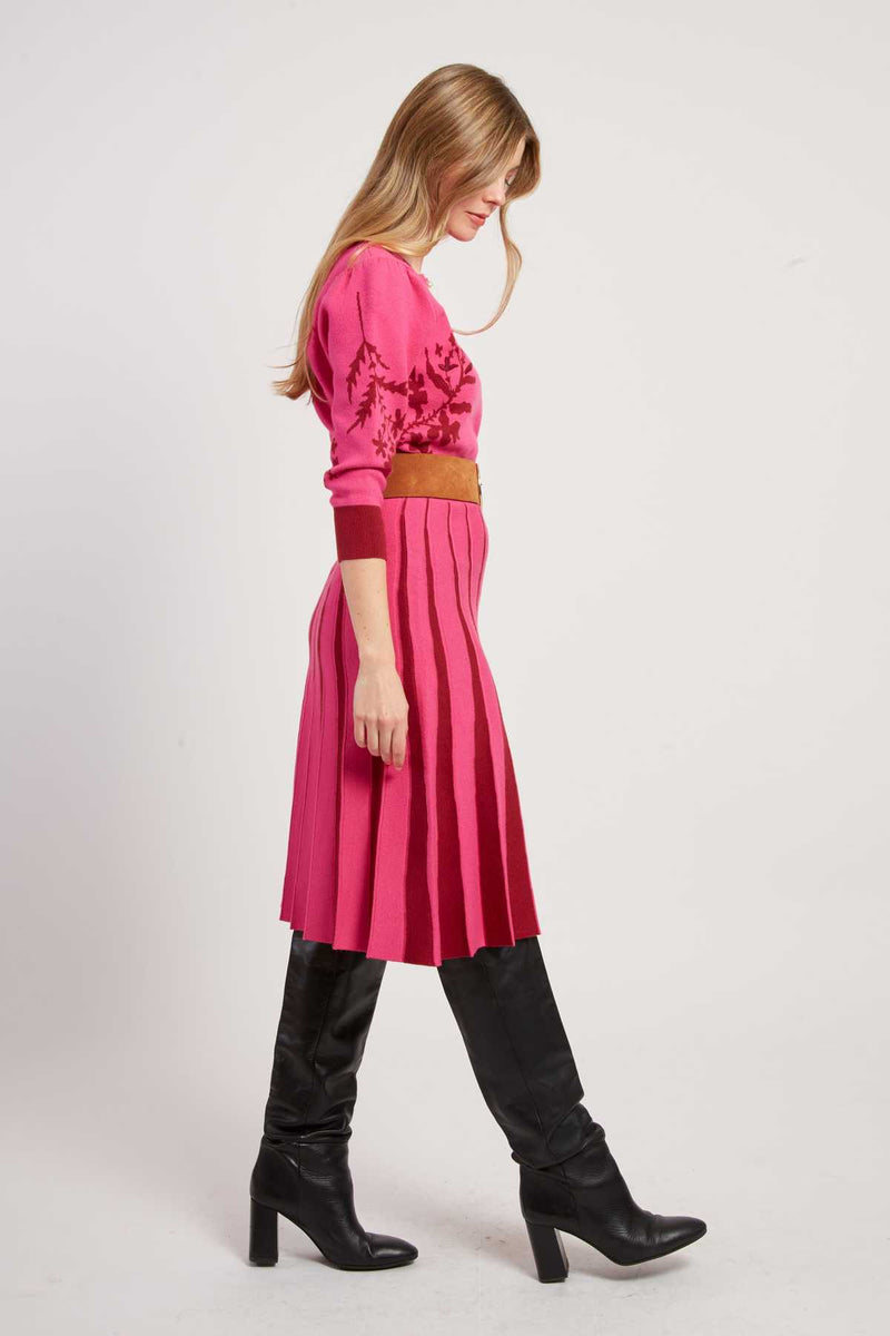 Robe mi-longue en maille JEANNICK