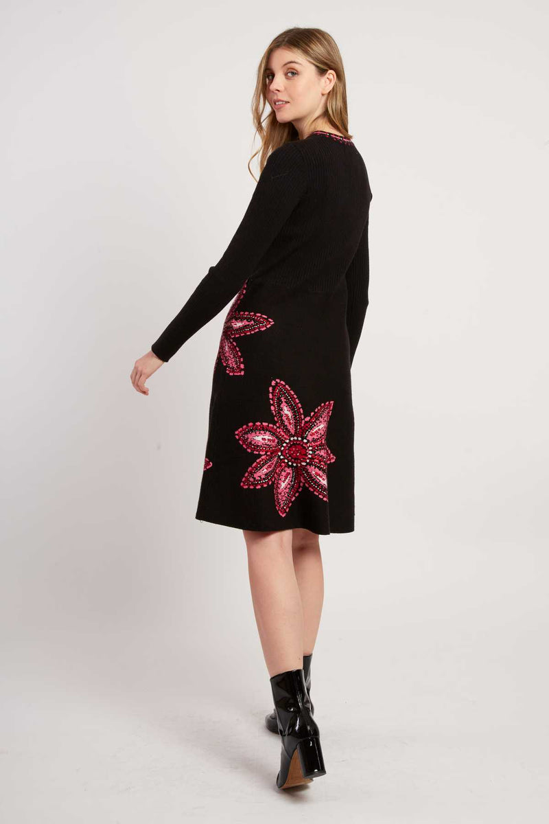 Robe courte en maille JILL